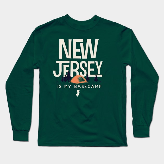 New Jersey is my Base Camp Long Sleeve T-Shirt by jdsoudry